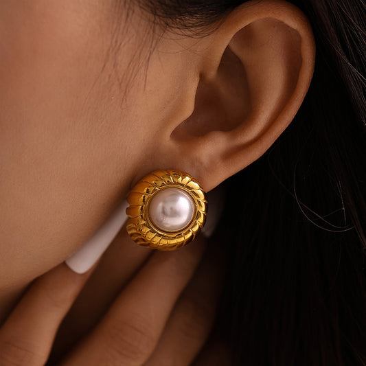 PEARL GOLD EARRINGS