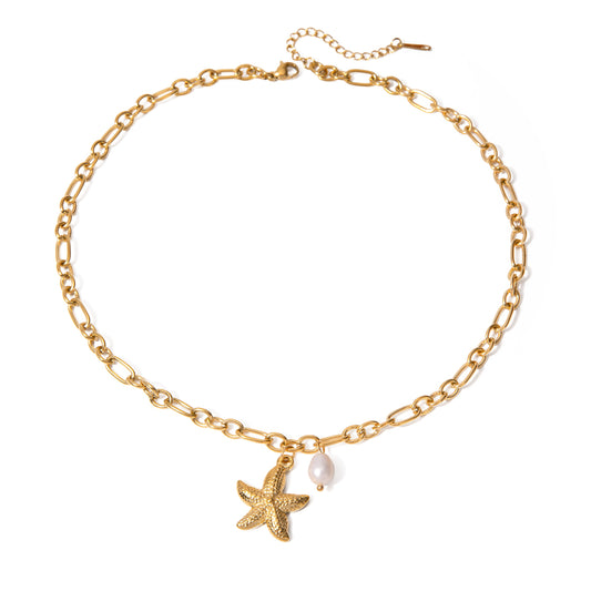 STAR PEARL NECKLACE