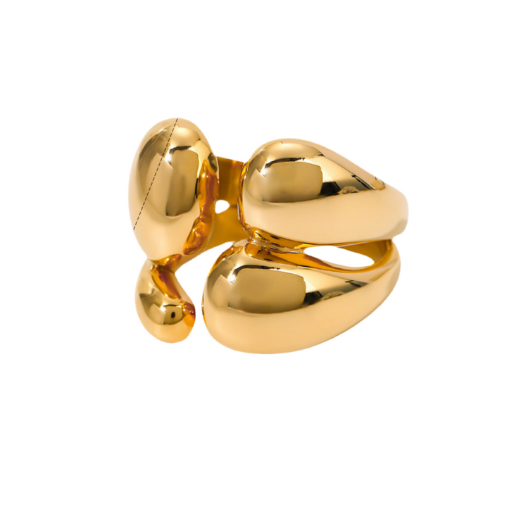 CHUNKY GOLD RING