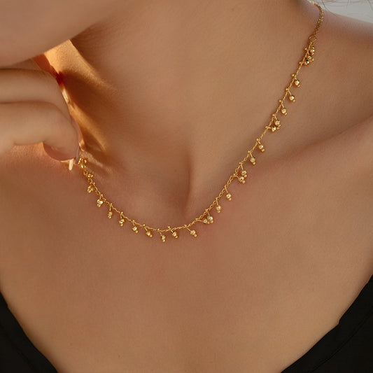 DOT GOLD NECKLACE