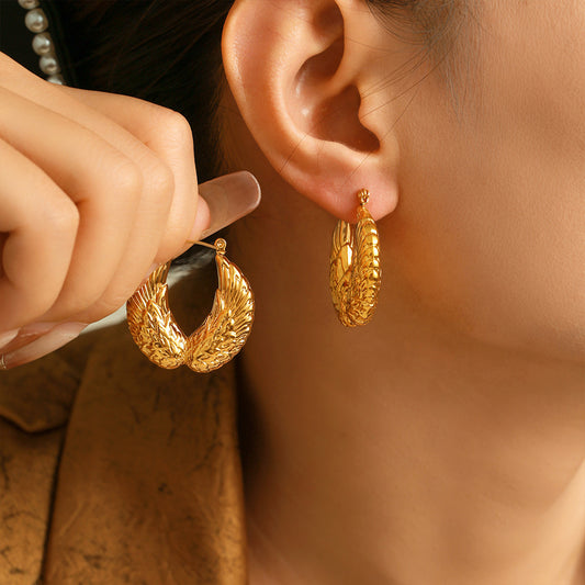 AGNEL WING EARRINGS