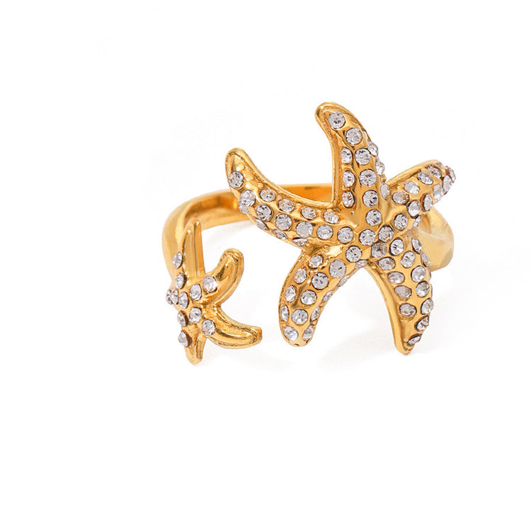 STAR CYRSTAL RING