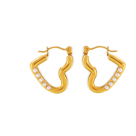 HEART GOLD EARRINGS