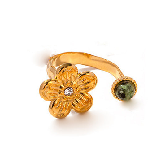 FLOWER GOLD RING