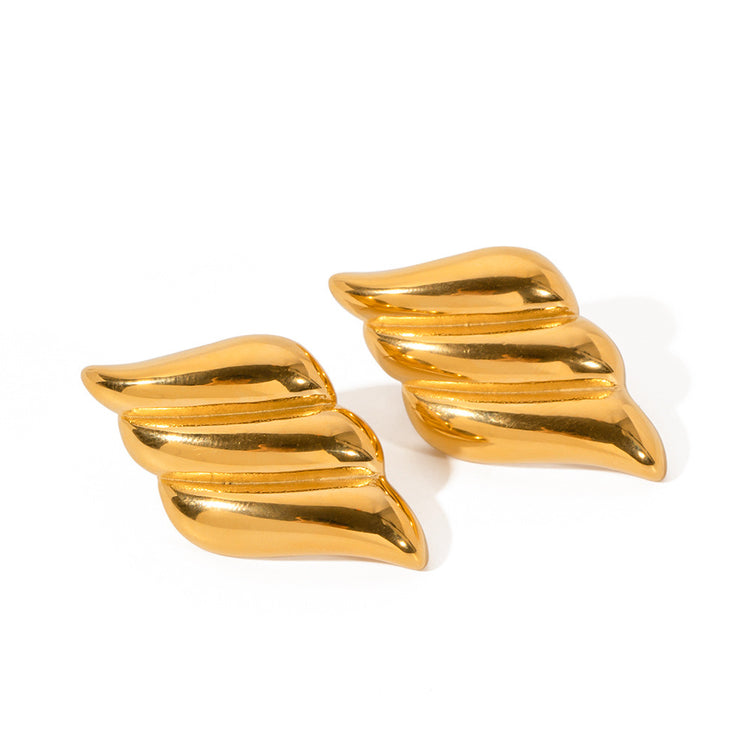 STRIP GOLD EARRINGS