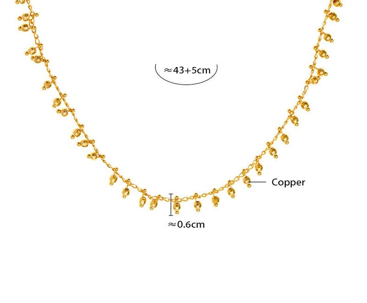 DOT GOLD NECKLACE