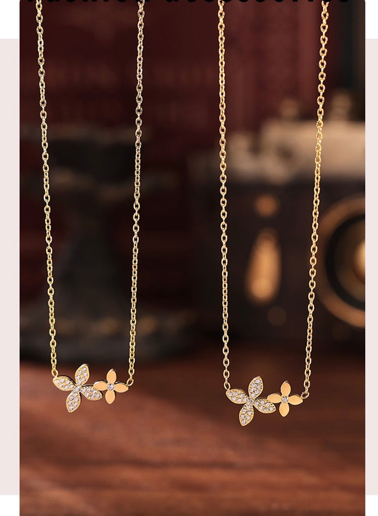 FLOWER GOLD NECKLACE