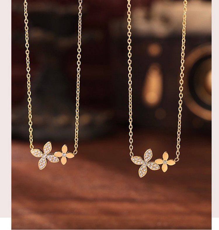 FLOWER GOLD NECKLACE