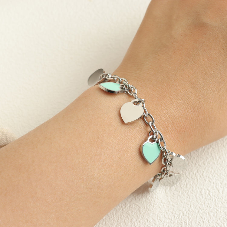 BLUE HEART BRACELET