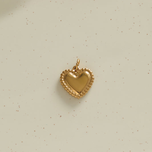 GOLD HEART CHARM