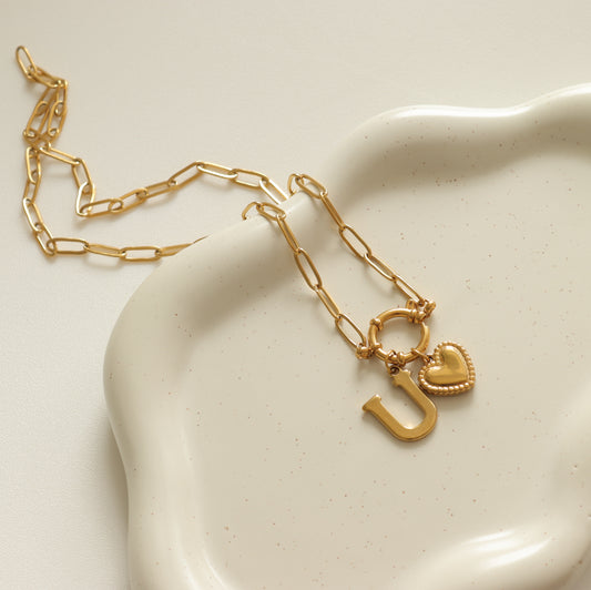 GOLD HEART CHARM