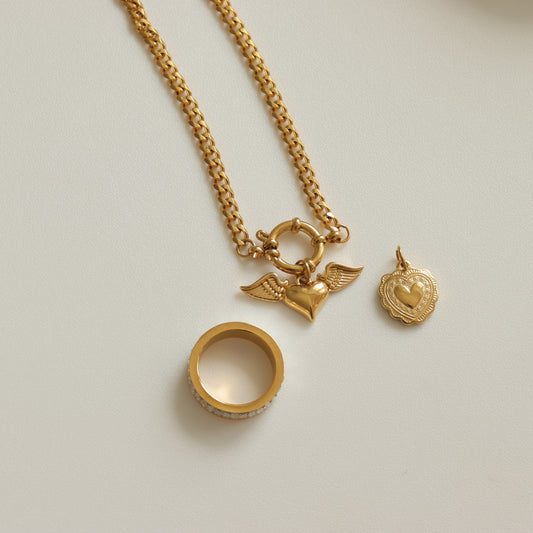 GOLD HEART CHARM