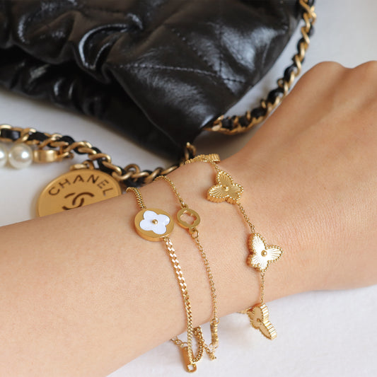 BUTTERFLY GOLD BRACELET