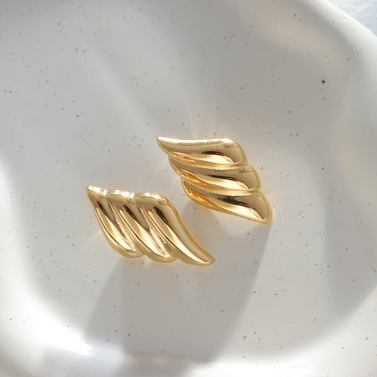 STRIP GOLD EARRINGS