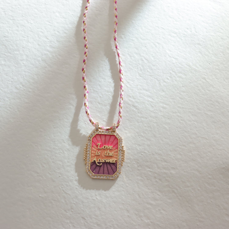 LOVE IS ANSWER NECKLACE