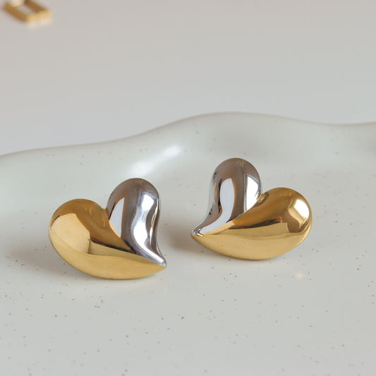 STAINLESS GOLD EARRINGS