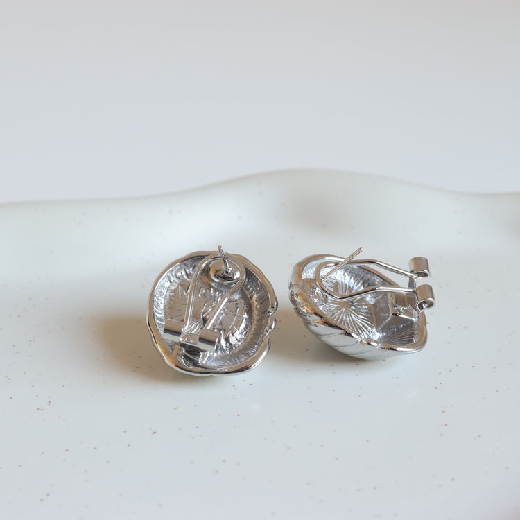 PEARL SILVER EARRINGS