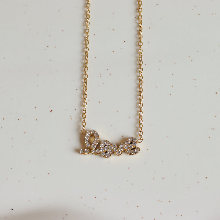 LOVE GOLD NECKLACE