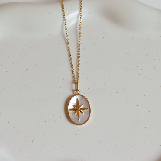 NORTHERN STAR  GOLD NECKLACE