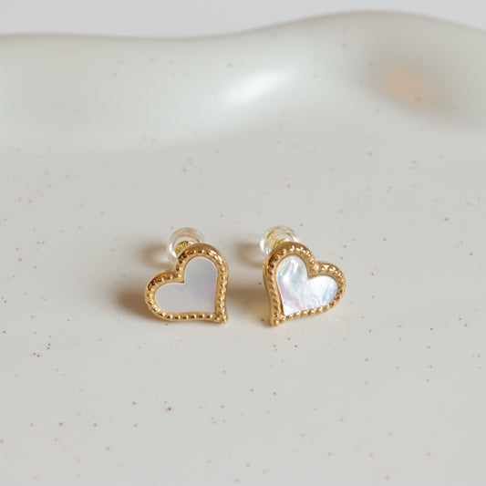 HEART GOLD EARRINGS