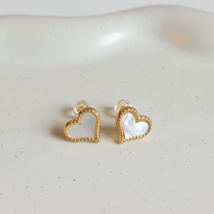 HEART GOLD EARRINGS