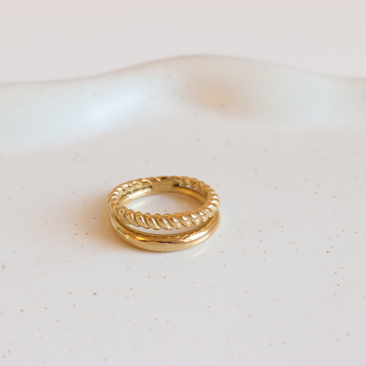 LACE GOLD RING