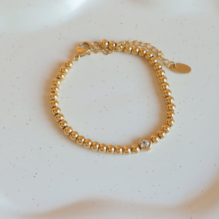 BEADS GOLD BRACELET