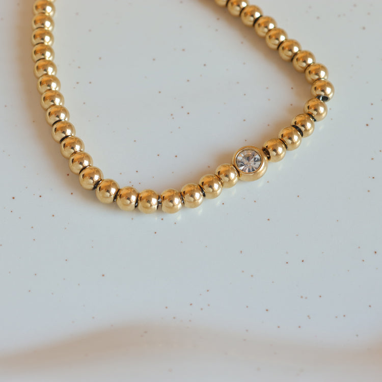 BEADS GOLD BRACELET