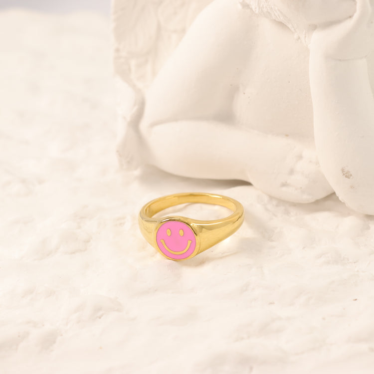 PINK SMILE RING